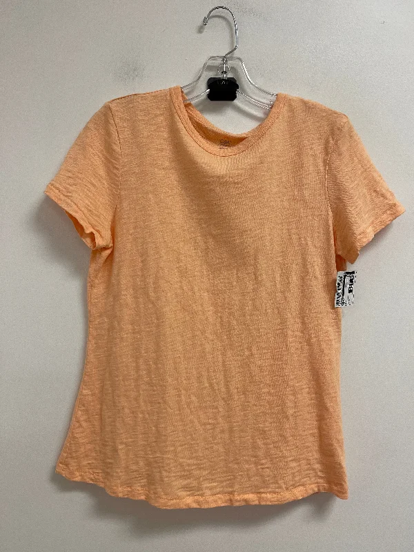 Top Short Sleeve By C And C In Orange, Size: S