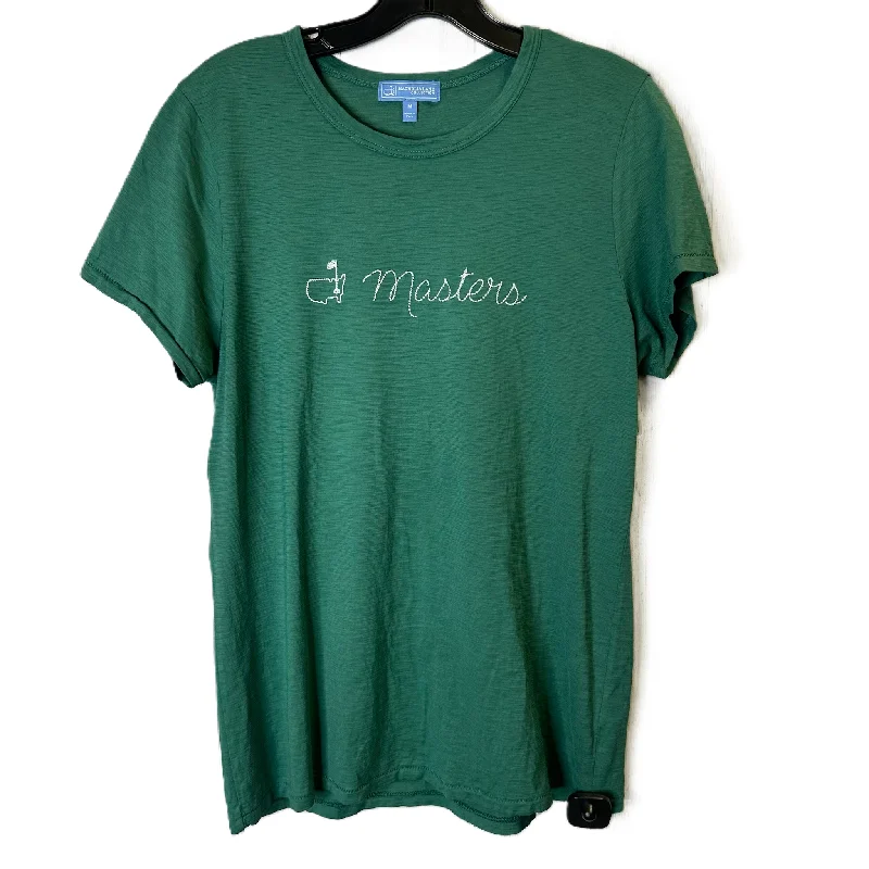 Top Short Sleeve Basic By Clothes Mentor In Green, Size: M