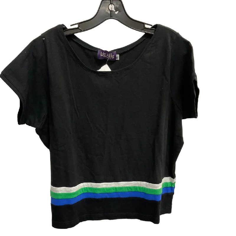 Top Short Sleeve Basic By Clothes Mentor In Black, Size: Xl