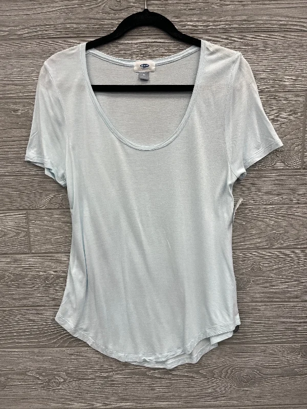 Top Short Sleeve By Old Navy In Blue, Size: M