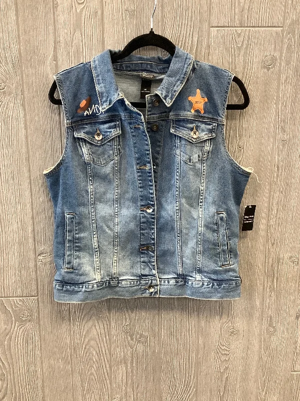 Blue Denim Vest Other Disney Store, Size M