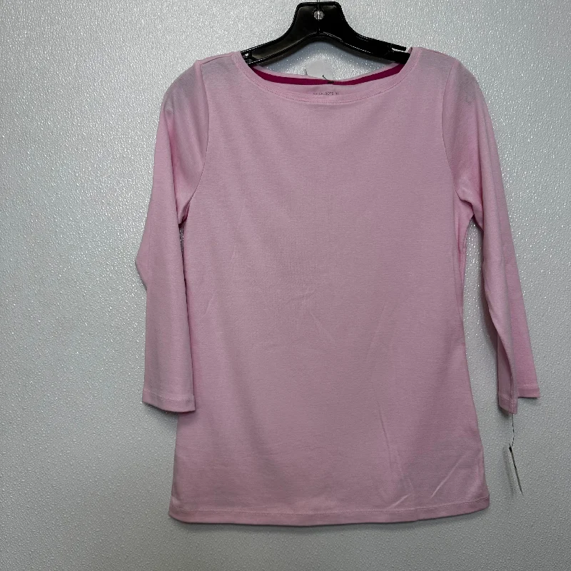 Pink Top Long Sleeve Talbots, Size S