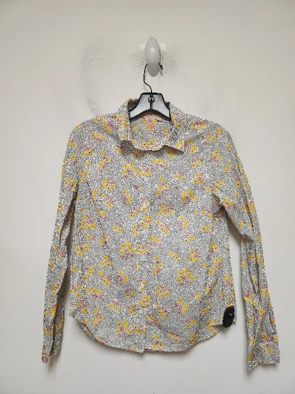 Top Long Sleeve By Boden In Floral Print, Size: Sp