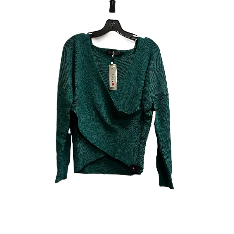 Top Long Sleeve By Clothes Mentor In Green, Size: L