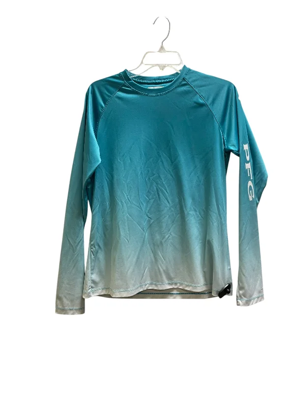 Top Long Sleeve By Columbia In Blue, Size: M