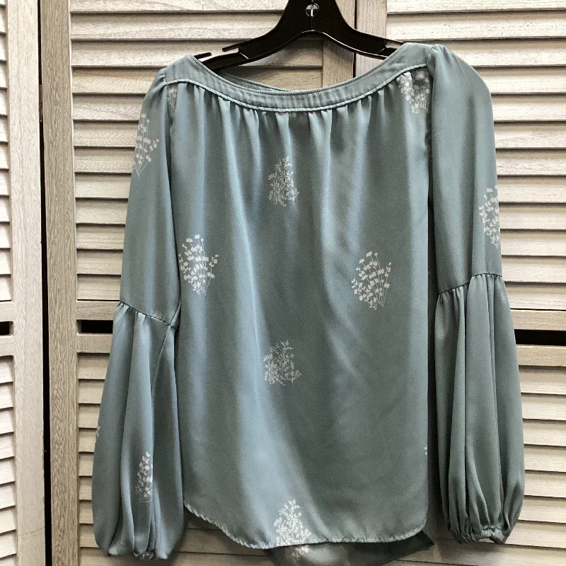 Top Long Sleeve By Loft In Blue, Size: Xs