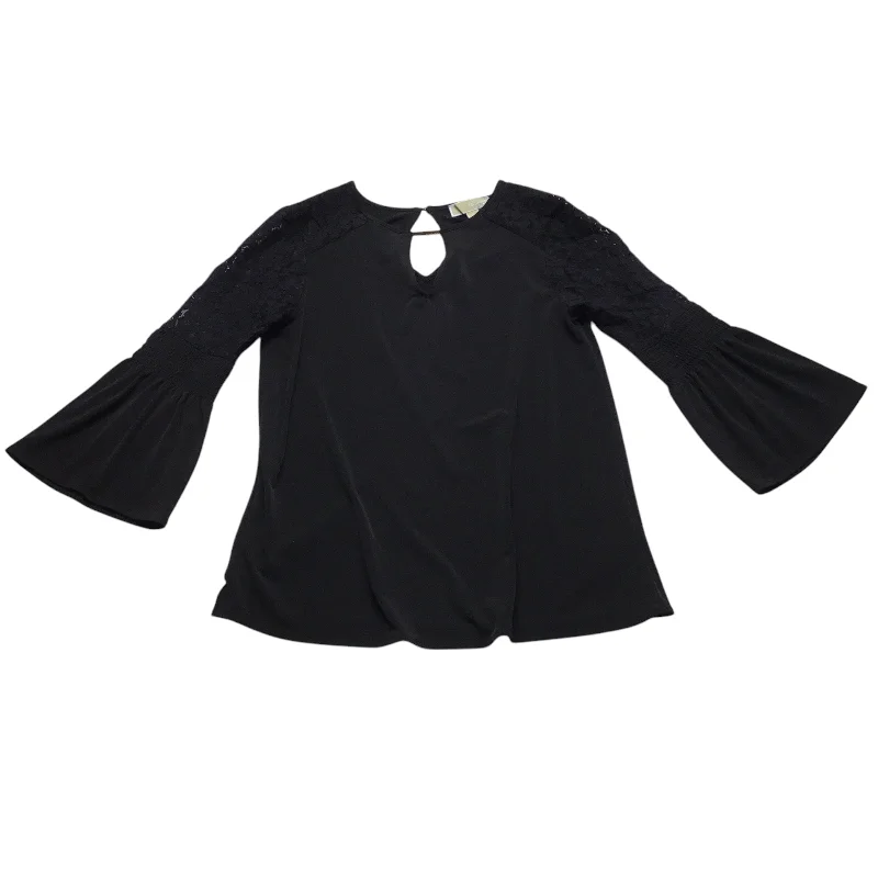 Top Long Sleeve By Michael By Michael Kors In Black, Size: Xs