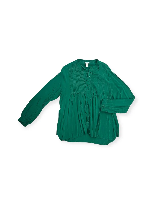 Top Long Sleeve By Sundance In Green, Size: Xl