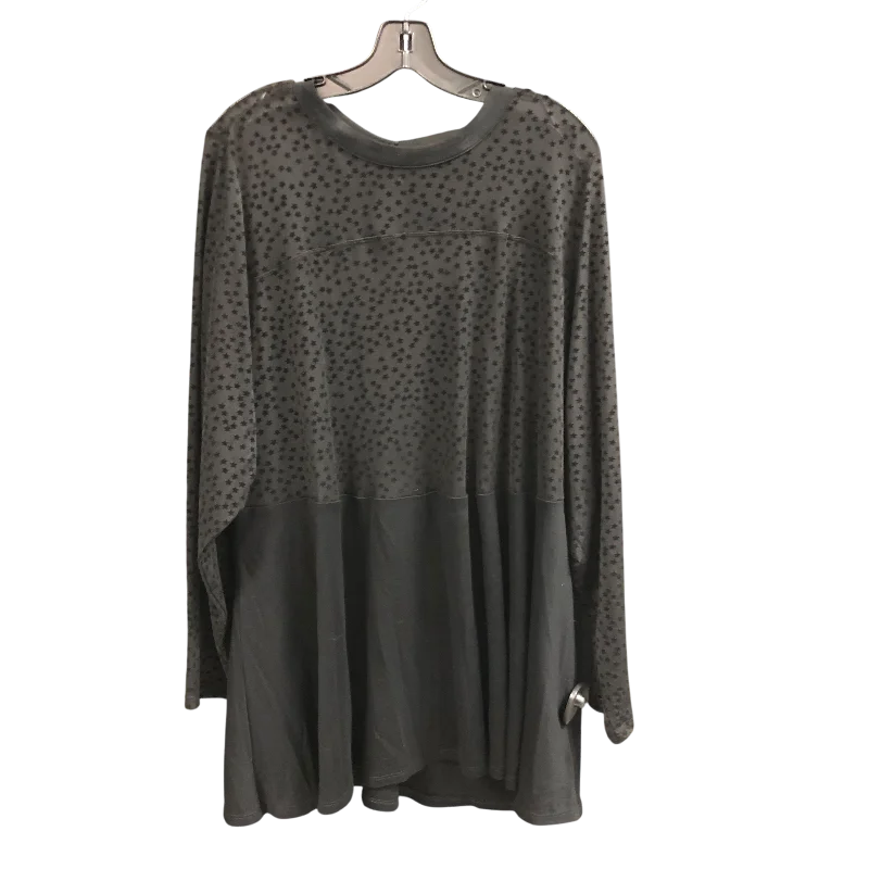 Top Long Sleeve By Torrid In Black, Size: 28