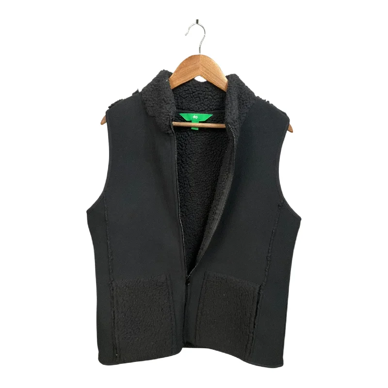 Vest Fleece By Dip In Black, Size: Xl