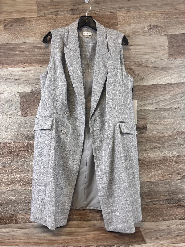 Vest Other By Calvin Klein In Grey & White, Size: Xl