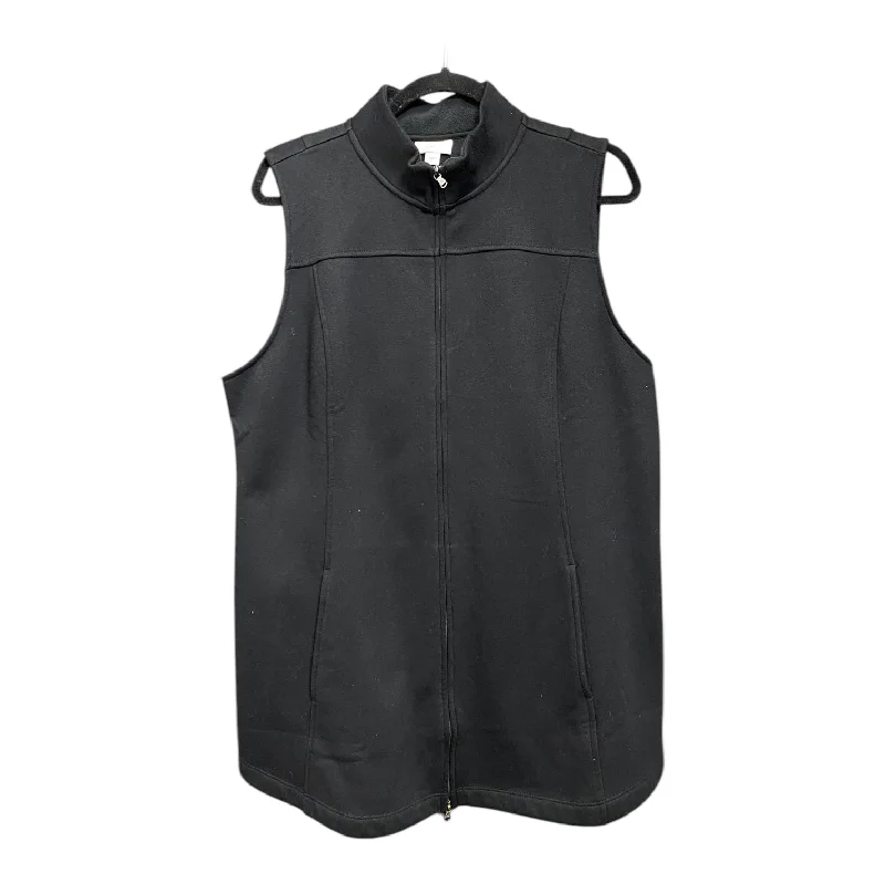 Vest Other By J. Jill In Black, Size: L