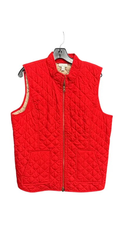 Vest Other By J. Jill In Red, Size: L