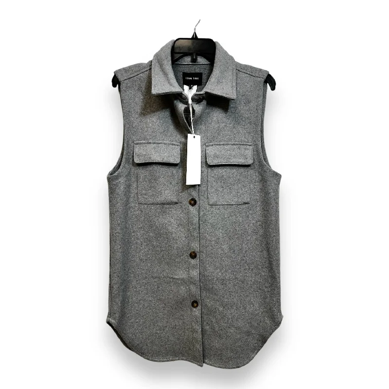 Vest Other By Love Tree In Grey, Size: M