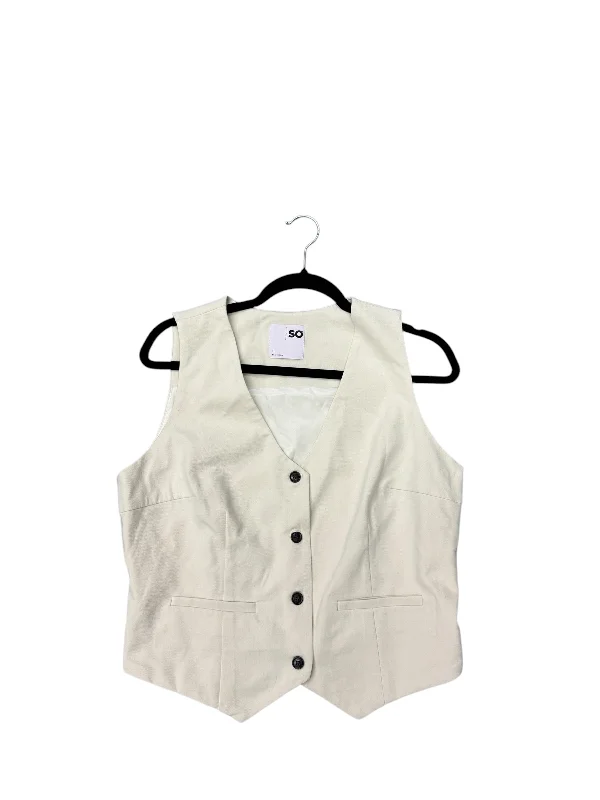 Vest Other By So In Cream, Size: L