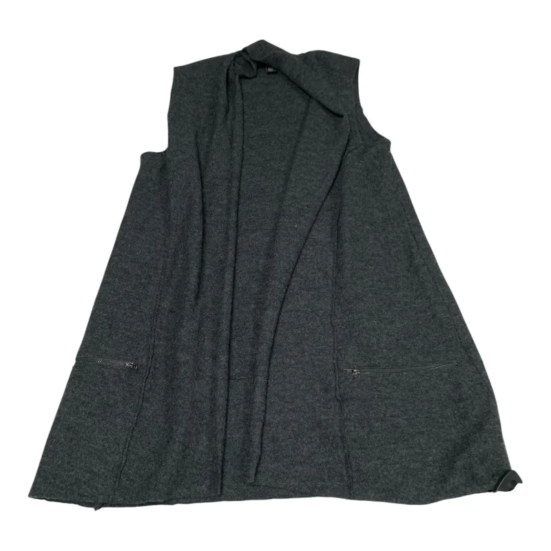 Vest Other By Tahari By Arthur Levine In Grey, Size: M