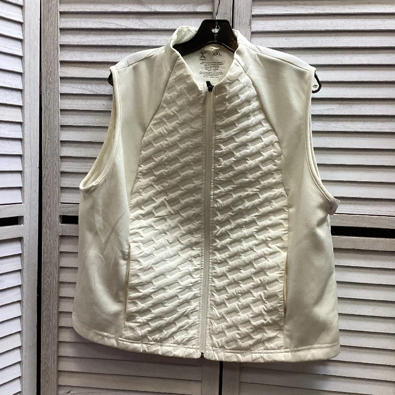 Vest Other By Xersion In Ivory, Size: Xxl