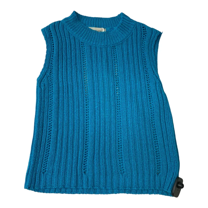 Vest Sweater By Antonello Serio In Blue, Size: S