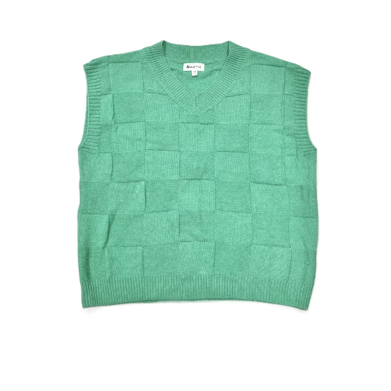 Vest Sweater By &Merci In Green, Size: M