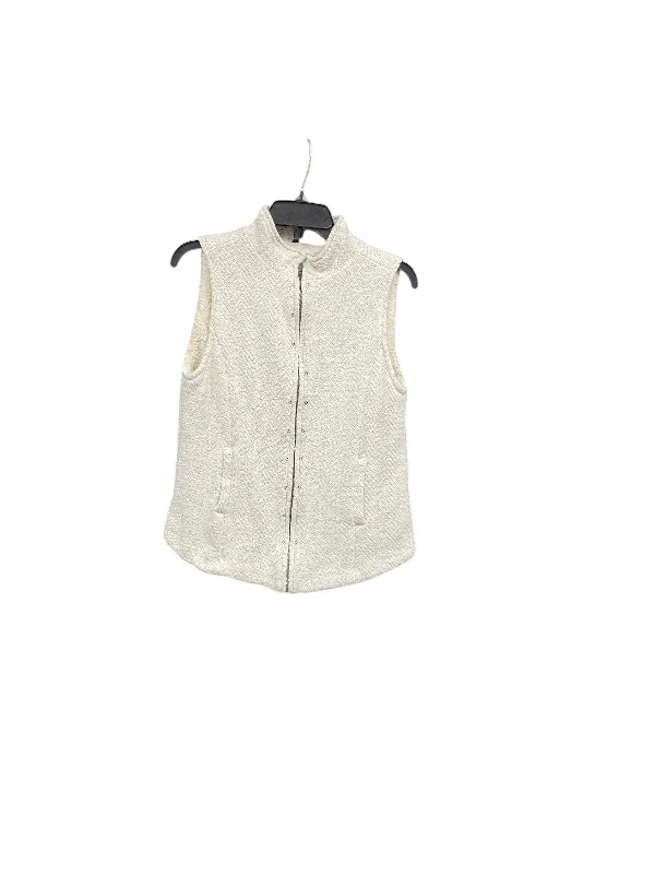 Vest Fleece By Multiples In White, Size: S