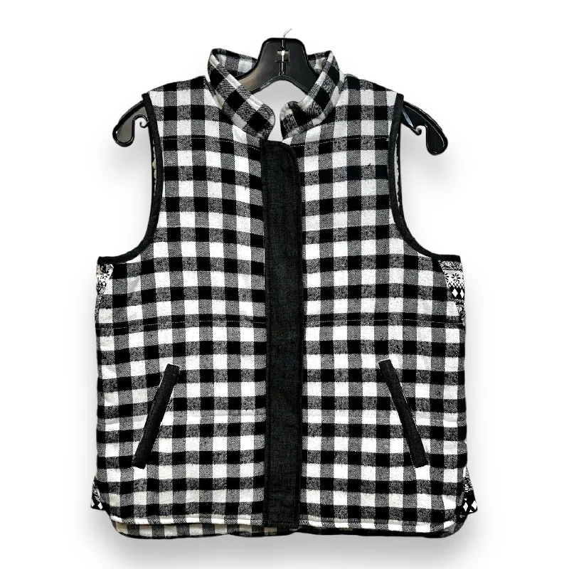 Vest Other By Clothes Mentor In Plaid, Size: M