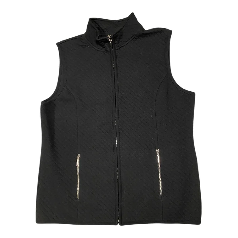 Vest Other By Karen Scott In Black, Size: M