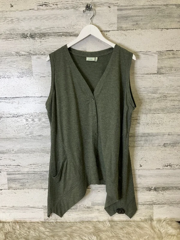 Vest Other By Logo In Green, Size: Xl