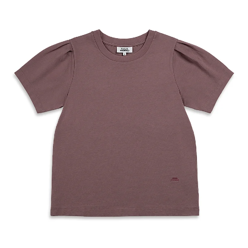 Puff Sleeve Tee Rose Taupe