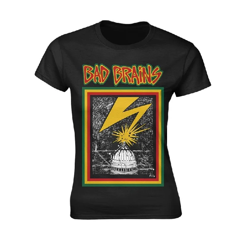 T-Shirt - Bad Brains - Capitol on Black - Lady