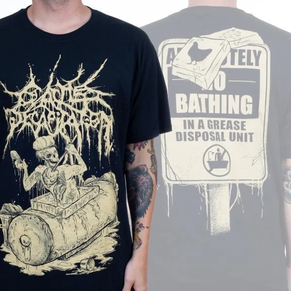 CLEARANCE - T-Shirt - Cattle Decapitation - Bathing Grease Disposal Unit