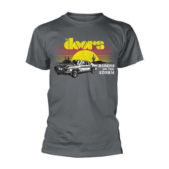 T-Shirt - Doors (The) - Riders on the Storm - Grey