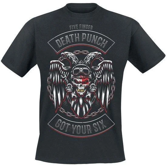 T-Shirt - Five Finger Death Punch - Biker Badge