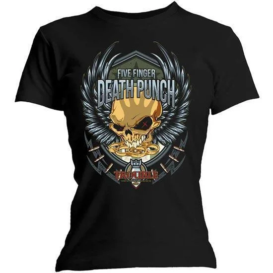 T-Shirt - Five Finger Death Punch - Trouble - Lady