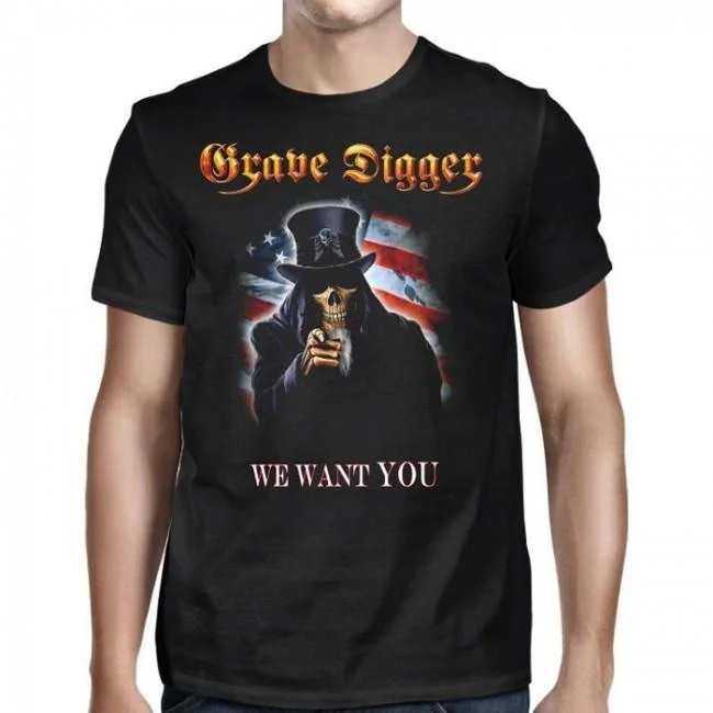 T-Shirt - Grave Digger - Uncle Sam 2016 Dates