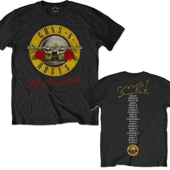 T-Shirt - Guns N Roses - Not in this Lifetime Tour - Bullet