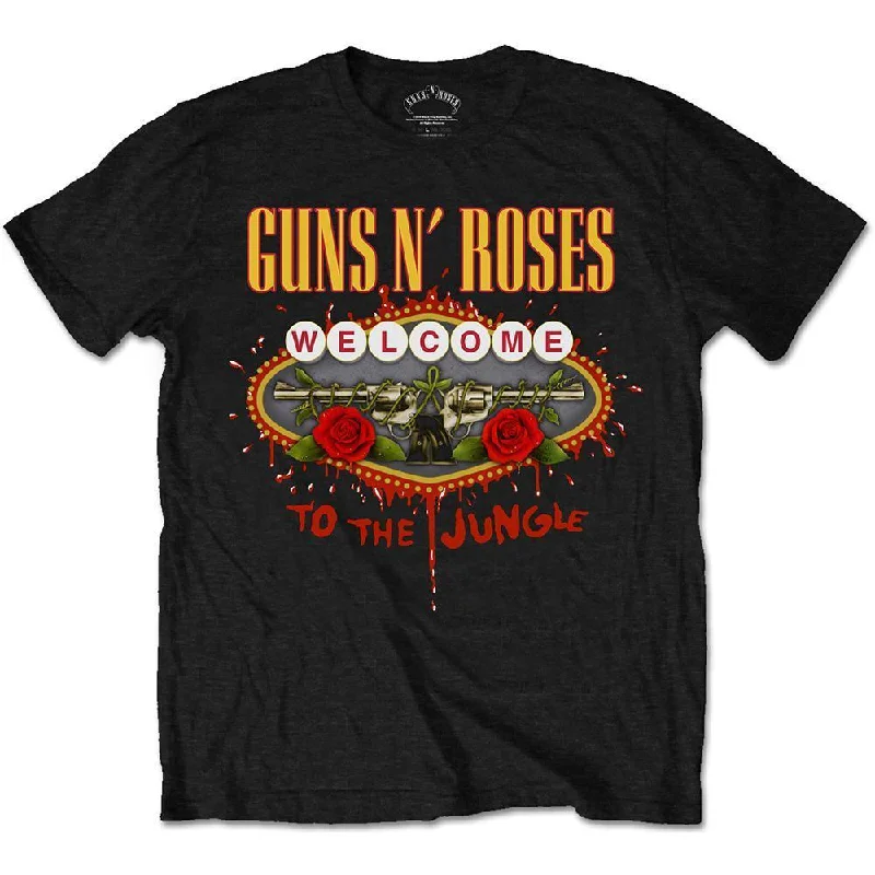 T-Shirt - Guns N Roses - Welcome to the Jungle Sign