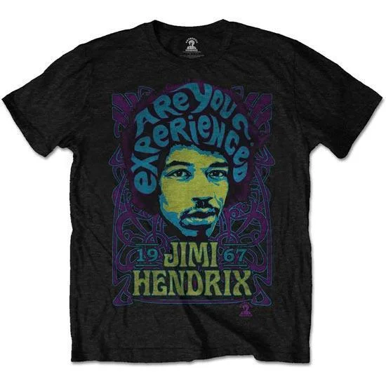 T-Shirt - Jimi Hendrix - Experienced Hair - Black