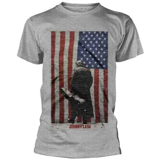 T-Shirt - Johnny Cash - American Flag