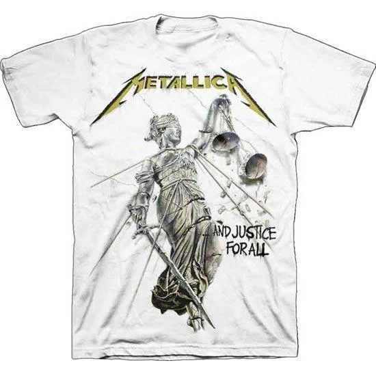 T-Shirt - Metallica - Justice - White