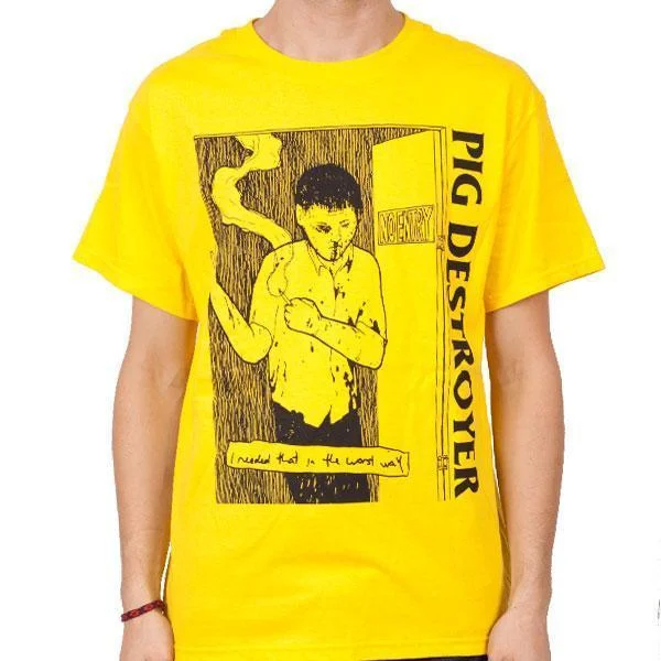 T-Shirt - Pig Destroyer - I Needed That - Yellow