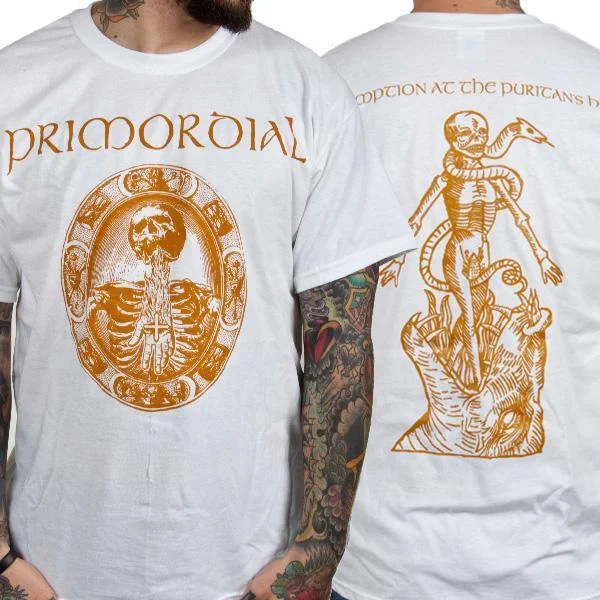 T-Shirt - Primordial - Redemption Puritan's Hand - White