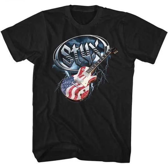 T-Shirt - Styx - Flag Guitar