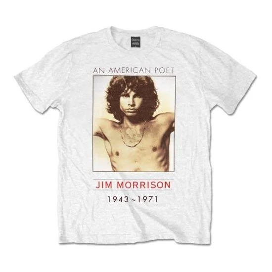 T-Shirt - Doors (the) - Jim Morrison - 1943-1971 - White