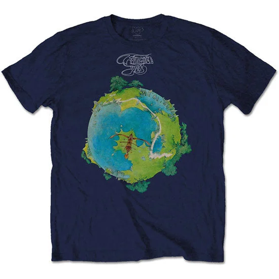 T-Shirt - Yes - Fragile - Navy Blue