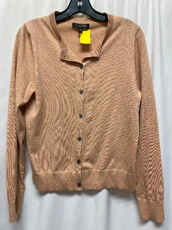 Cardigan By Banana Republic In Peach, Size: M