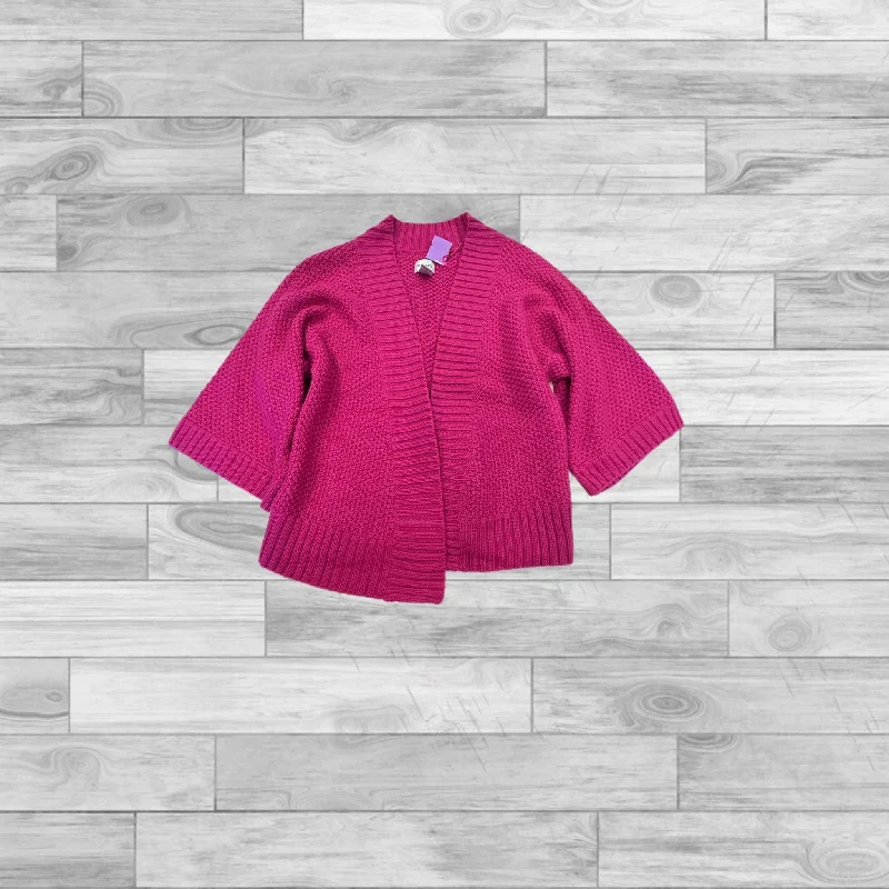 Cardigan By Chicos In Pink, Size: 1