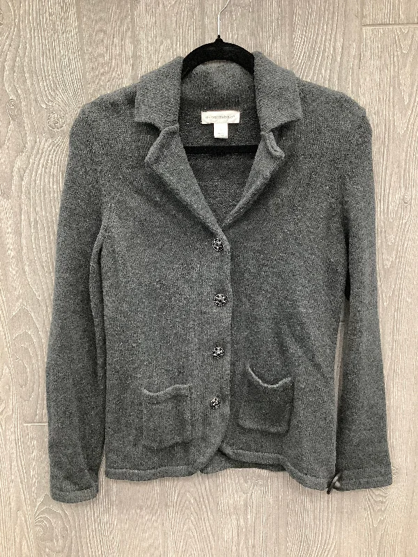 Cardigan By Christopher And Banks In Grey, Size: S