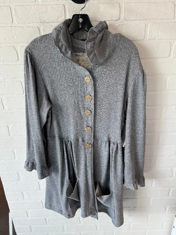 Cardigan By Cmc In Grey, Size: L