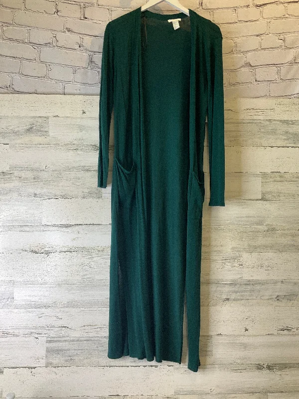 Cardigan By H&m In Green, Size: Xs