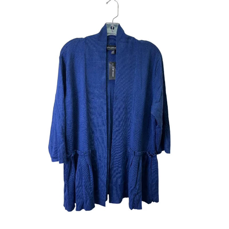 Cardigan By Lane Bryant In Blue, Size:XL